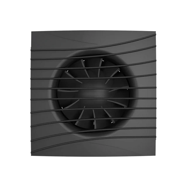 Вентилятор D100 SILENT 4С Matt black с обр клапаном  DICITI фото 1