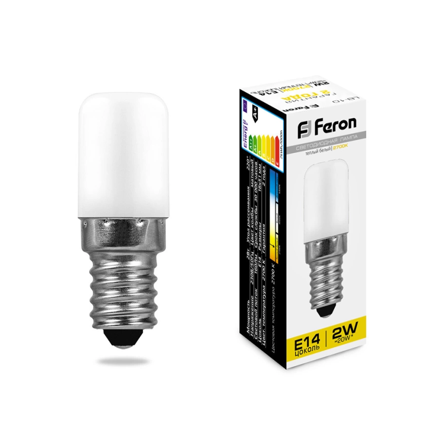 Лампа Feron LED 2Вт E14 4000K (для хол.) фото 1