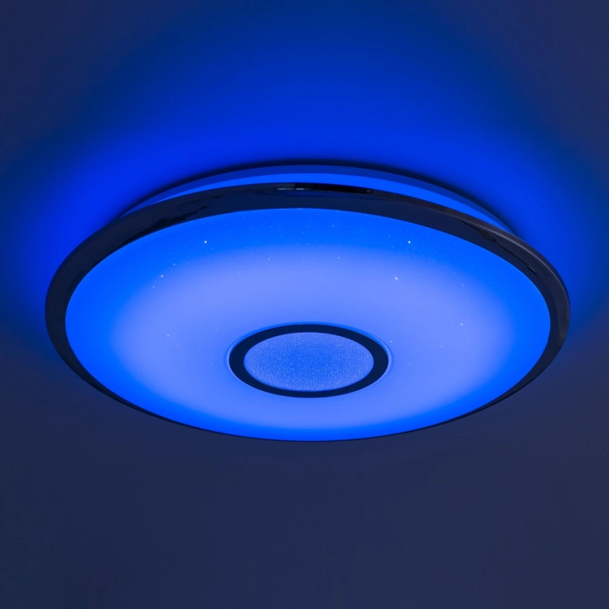 Потолочная светодиодная люстра с поддержкой ''Алиса'' и пультом ДУ Citilux Старлайт Смарт CL703A60G фото 2