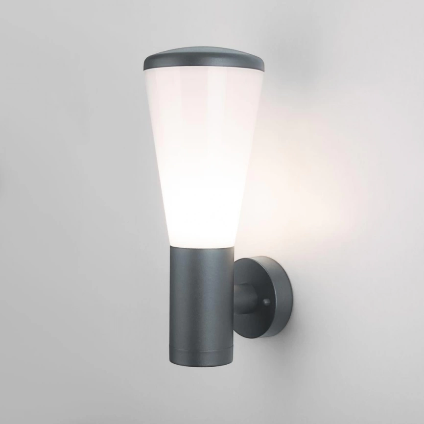 Настенный уличный светильник Elektrostandard 1416 TECHNO серый (a049710) фото 3