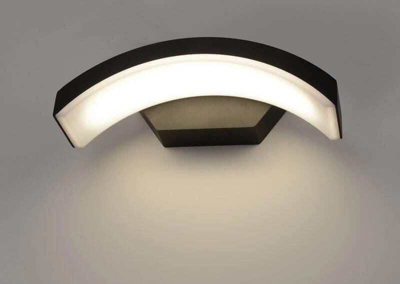 1671 черный Уличный настенный светодиодный светильник Elektrostandard Techno LED Asteria D 4690389086120 (a035817) фото 2