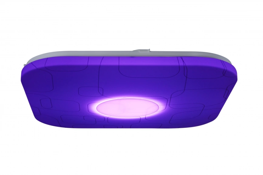 Потолочный светодиодный светильник с ПДУ iLedex Cube 36W RGB+SQUARE entire фото 4