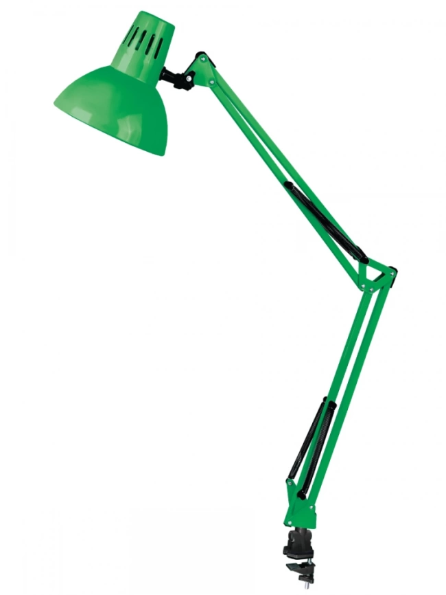 KD-312 C05 зеленый Настольный светильник на струбцине Camelion 12339 фото 1