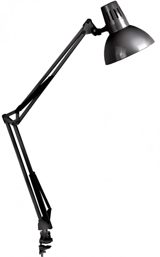 KD-312 C02 черный Настольный светильник на струбцине Camelion 10999 фото 1