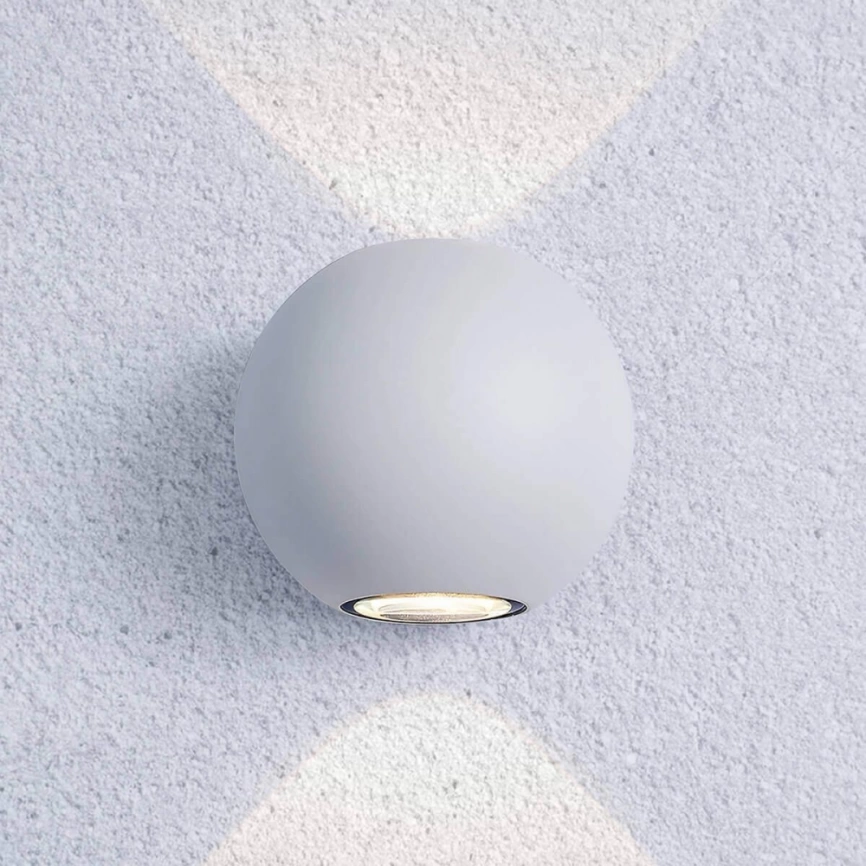 1566 TECHNO LED DIVER белый Уличный настенный светодиодный светильник Elektrostandard (a038537) фото 1