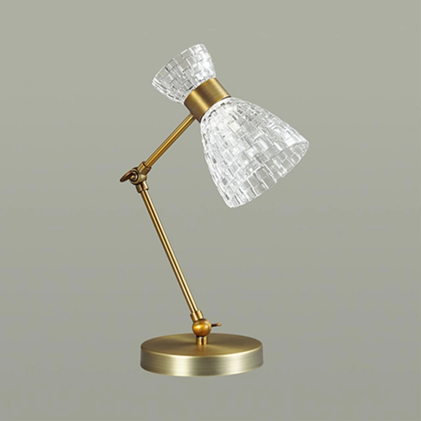 Настольная лампа со светодиодной лампочкой E14, комплект от Lustrof. №133268-626779 фото 2